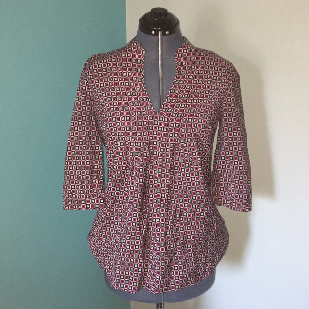 Pink and Black Fashion Bug Blouse - Picture 2 of 4